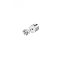 Mono orecchino Marlù in Acciaio Zircone 2OR0091-W - 2OR0091-W